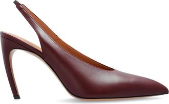 The Attico Schoenen met hakken - Dames - Pumps - Rood - 36 EU - Leer - Schoenen