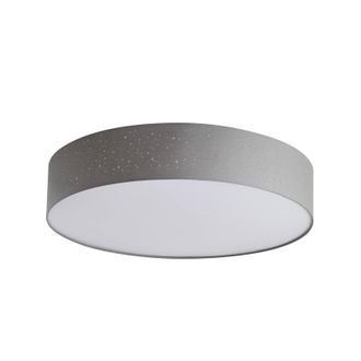 Lindby Lindby - L&aacute;mpara De Techo Led ellamina En Gris Textura, Tela, Tejido, Seda