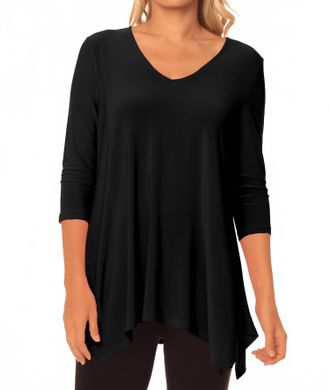 alisha.d Allison Tunic In Black