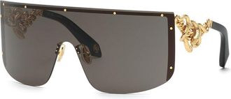 Roberto Cavalli SRC015M 0300 Womens Sunglasses Gold Size 99