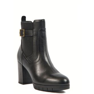 Pod Nala Leather/Textile WoMens Black Boots - Size UK 5.5