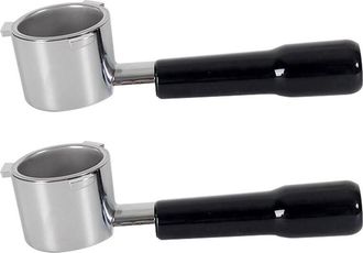 OEM 2 Portafiltros De Caf&eacute; Sin Fondo De 51 Mm Para Las Series 9 Ec9335 Ec9665 Ec9155. Cesta De Filtro De Repuesto Para Baristas