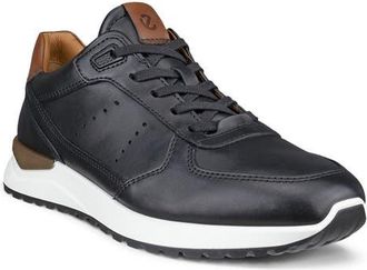 Ecco Astir Neo Leather Dress Sneaker in Black at Nordstrom, Size 45