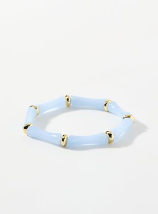 Simons Womens Curved tubular stone bracelet