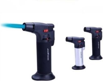 Trade Shop Trade Shop - Linterna Recargable Con Quemador De Gas Y Base De Ventosa