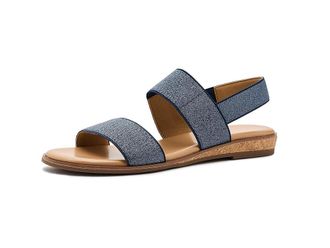 Easy Spirit Lana Womens Sandals Navy Shimmer : 7.5 M (B)