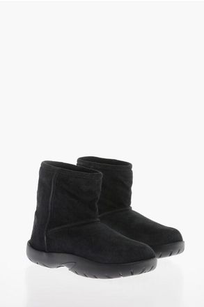 Bottega Veneta Shearling Lined Suede Booties size 40