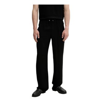 Nanushka Demis Straight Broeken - Heren - Broeken - Zwart - Maat: S Viscose