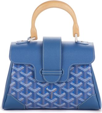 Goyard Pre-owned Womens Saigon Mini Handbag - Blue - One Size