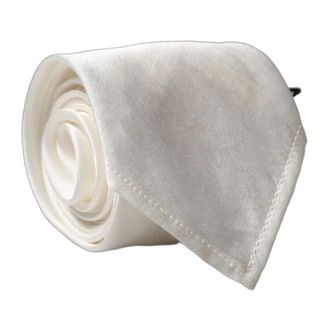 Dolce & Gabbana Ties, male, White, Size: ONE SIZE Necktie