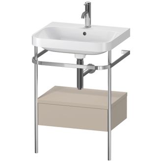 Duravit Set C-bonded Duravit Happy D.2 Plus Con Consola Met&aacute;lica Y Caj&oacute;n