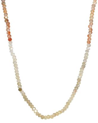 Jewelmak 14K Multi Clear Zircon Necklace