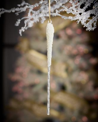 Jim Marvin Regal Gold Beaded Icicle Ornament