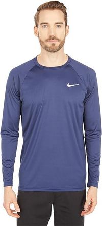 Nike Nike Mens Essential Long Sleeve Hydroguard Mens Swimwear Midnight Navy : 2XL, Polyester