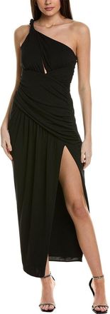 Nicholas Nala Draped Asymmetrical Gown