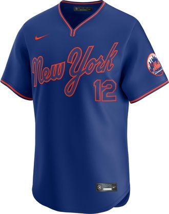 Nike Francisco Lindor New York Mets Nike Mens Dri-FIT ADV MLB Limited Jersey in Blue | LM250ED3NM9-8U0