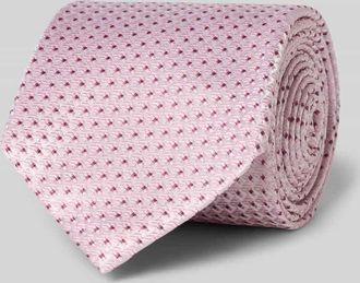 Olymp Seidenkrawatte im Allover-Look (7,5 cm) in Rose, Gr&ouml;&szlig;e 1