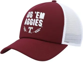adidas Mens adidas Maroon Texas A&M Aggies Phrase Foam Front Trucker Adjustable Hat at Nordstrom