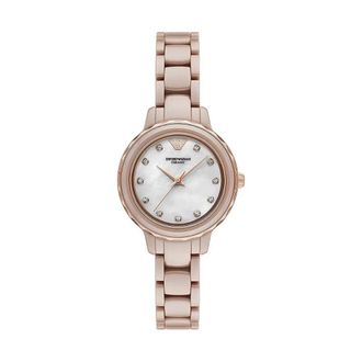 Emporio Armani Watches - Dames - Horloges - Geel - ONE Size - Accessoires