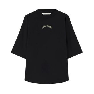 Palm Angels T-Shirts, female, Black, Size: M Iconic Teddy Bear T-shirt