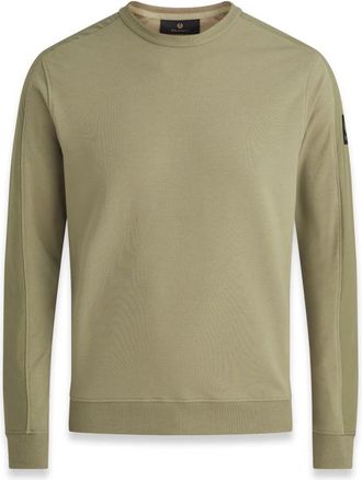 Belstaff Transit Sweatshirt - Heren - Sweatshirts - Groen - L - Katoen - Hoodies & sweatvesten