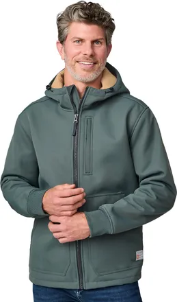 Free Country Mens Wind River Burly Canvas Softshell Jacket