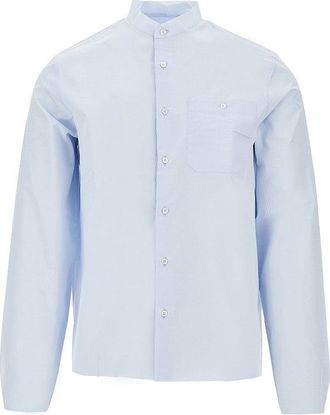 Prada Cotton shirt with raw-cut edges Man 39