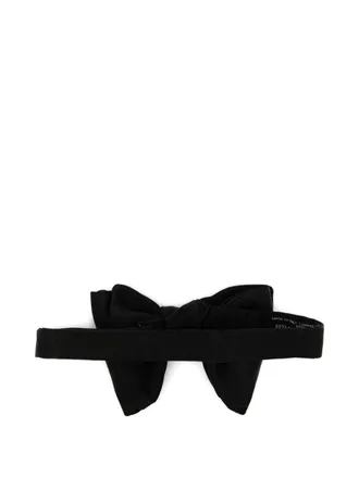 Tom Ford Mens Bow Tie Black Silk Ties &