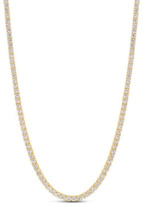 SHYMI Classic Cubic Zirconia Tennis Necklace in Gold at Nordstrom
