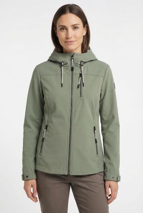 G.I.G.A. DX by killtec Softshelljacke GS 111 WMN SFTSHLL JCKT, Damen, Gr. 36, seagrass, Obermaterial: 100% Polyester, G.I.G.A. DX BY KILLTEC, Jacken Softshelljacke