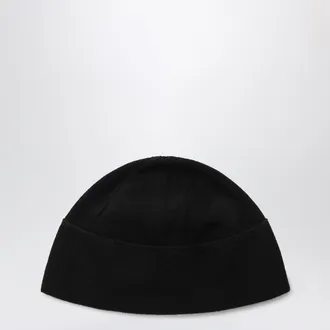Loro Piana Berretto Petunia nero in misto cashmere