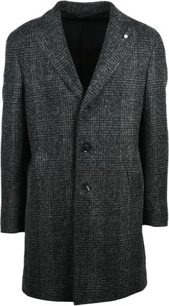 Luigi Bianchi Mantova Cappotto - Heren - Mantel - Grijs - XL - Wol - Jassen