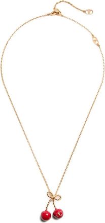 Valentino Garavani Cherryfic halsketting - Goud
