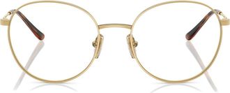 Vogue Eyewear 50mm Round Optical Glasses in Gold at Nordstrom