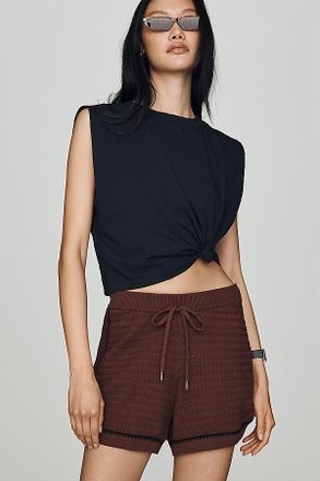 Varley Modern Knit Cotton Shorts