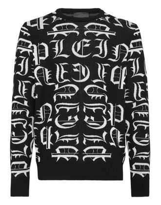 Philipp Plein Pullover Ronde Hals Gothic Plein
