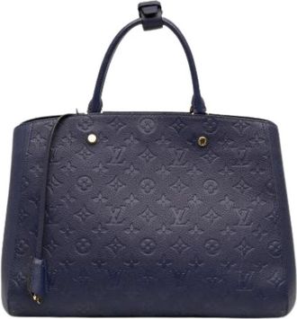 Louis Vuitton Pre-owned Handbags, female, Blue, Size: ONE SIZE Pre-owned Vintage Handbag