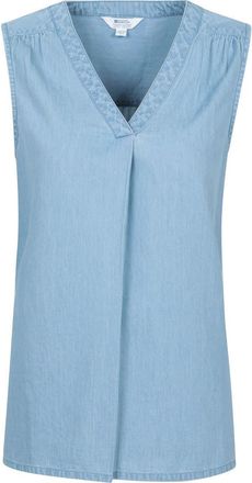 Mountain Warehouse Tuscany Chambray Sleeveless Shirt in Light Blue at Nordstrom, Size 10