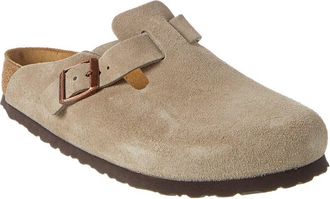 Birkenstock Boston Soft Footbed Suede Leather Clog