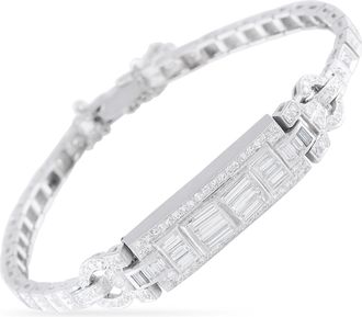 Luxury Bazaar Platinum 2.40ct Diamond Bracelet MF07-060626