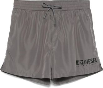 Diesel Ken-37-D-Box swim shorts - men - Elastane/Polyester/Polyester - M - Grey