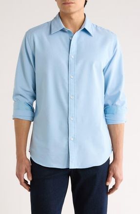 Rag & Bone Tomlin Cotton Dobby Button-Up Shirt in Blue at Nordstrom, Size Xx-Large