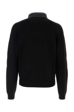 Moncler Wool-Blend Down Jacket - Black
