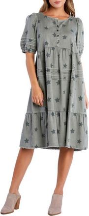 BILLY T Betty A-Line Dress in Big Army Star at Nordstrom, Size X-Small