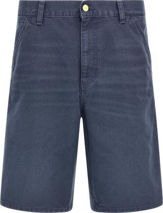 Carhartt Work in Progress Blue Single knee bermuda shorts
