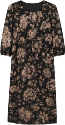 2-Biz Alina Kjole - Dames - Casual kleedjes - Zwart - L - Polyester - Kleedjes