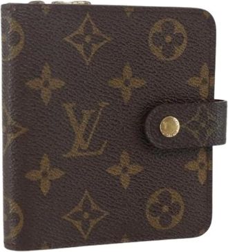 Louis Vuitton Pre-owned Wallets, female, Brown, Size: ONE SIZE Pre-owned Canvas Wallet