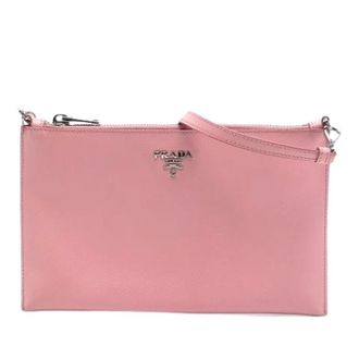 Prada Pre-owned Cross Body Bags, female, Pink, Size: ONE SIZE Pre-owned Shoulder Bag