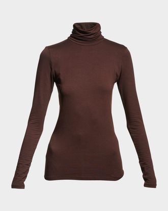 Majestic Filatures Viscose Jersey Turtleneck