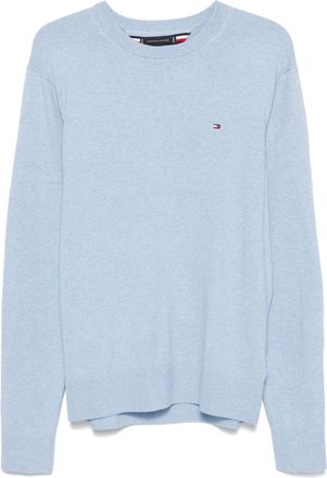 Tommy Hilfiger crew-neck sweater - men - Cashmere/Cotton - S - Blue